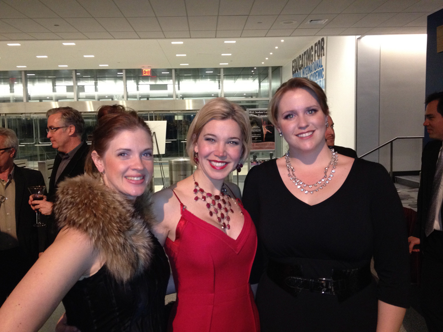 Maeve, Susannah & Rachel at Gotham Chamber Opera’s Opening Gala